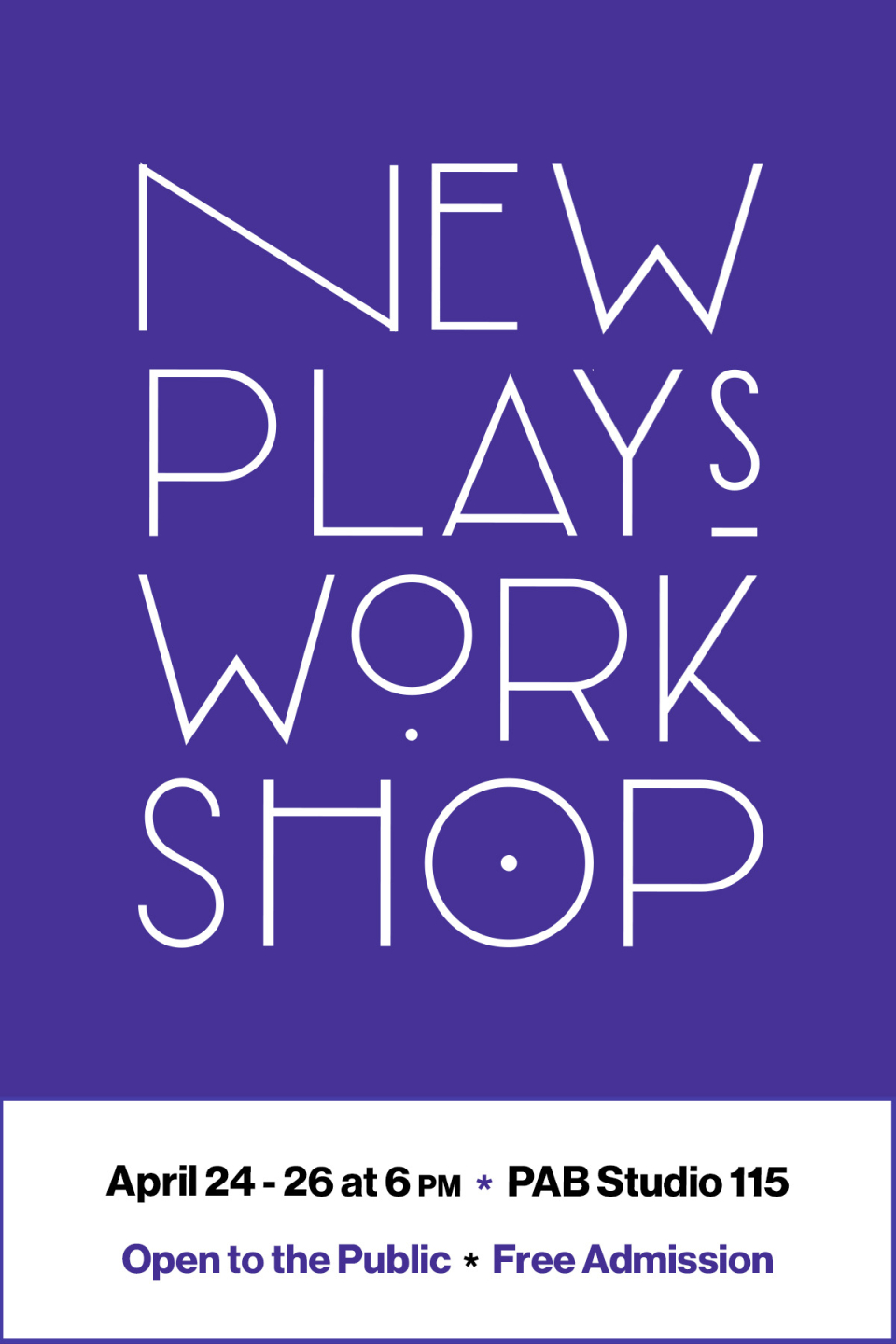 New Plays Workshop 2023